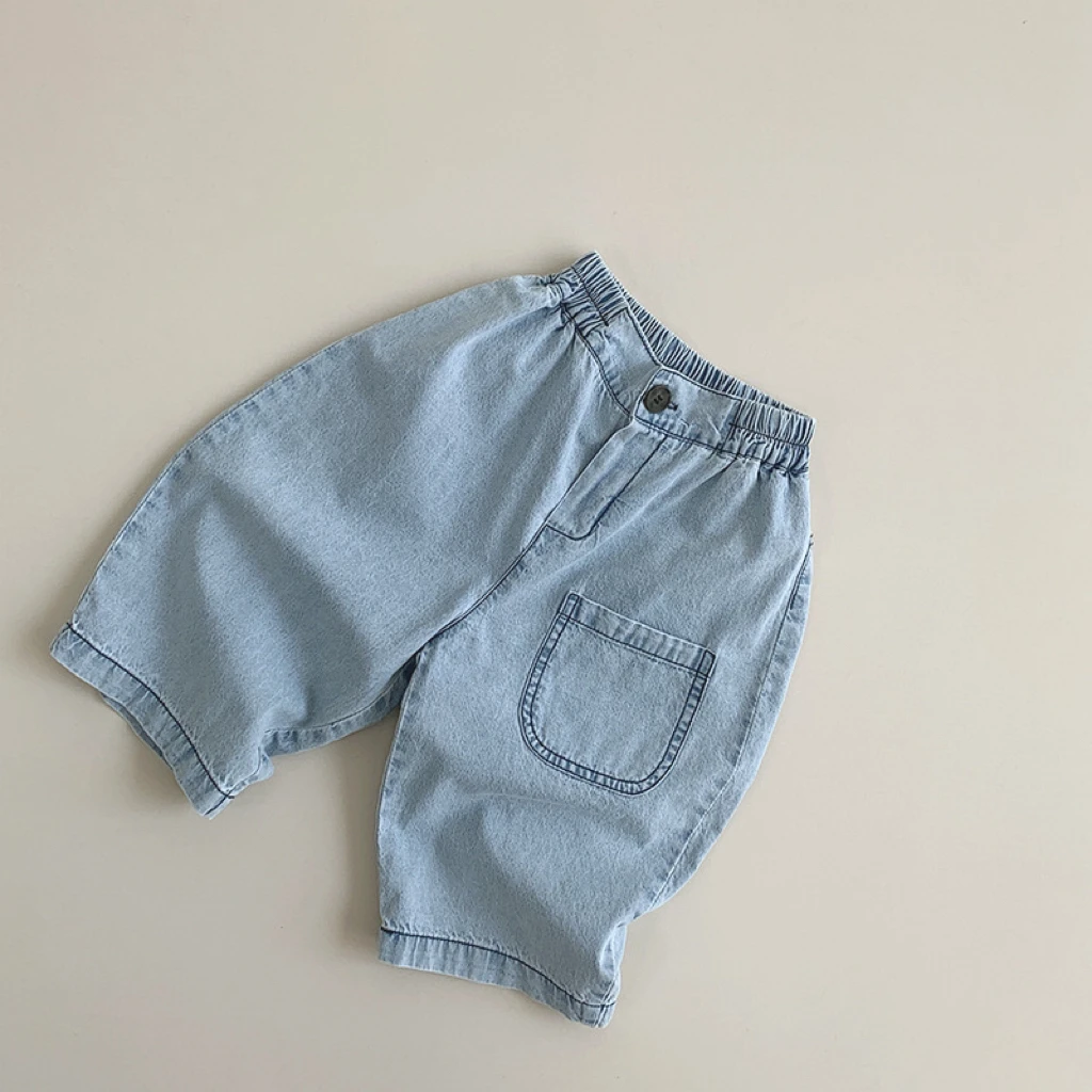 Spring and Autumn Korean Children New Casual Jeans