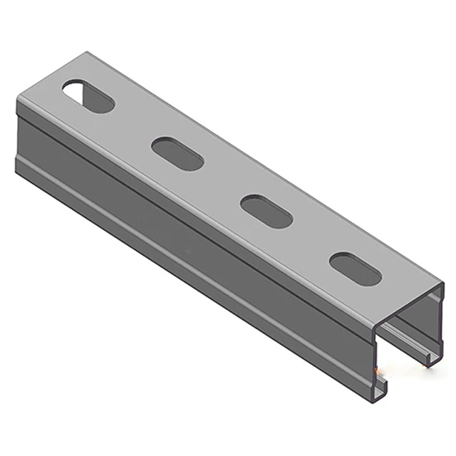 ASTM A36 Galvanized cold formed section steel structural C shape profile channel steel strut Slotted C U Z beam C steel purlin