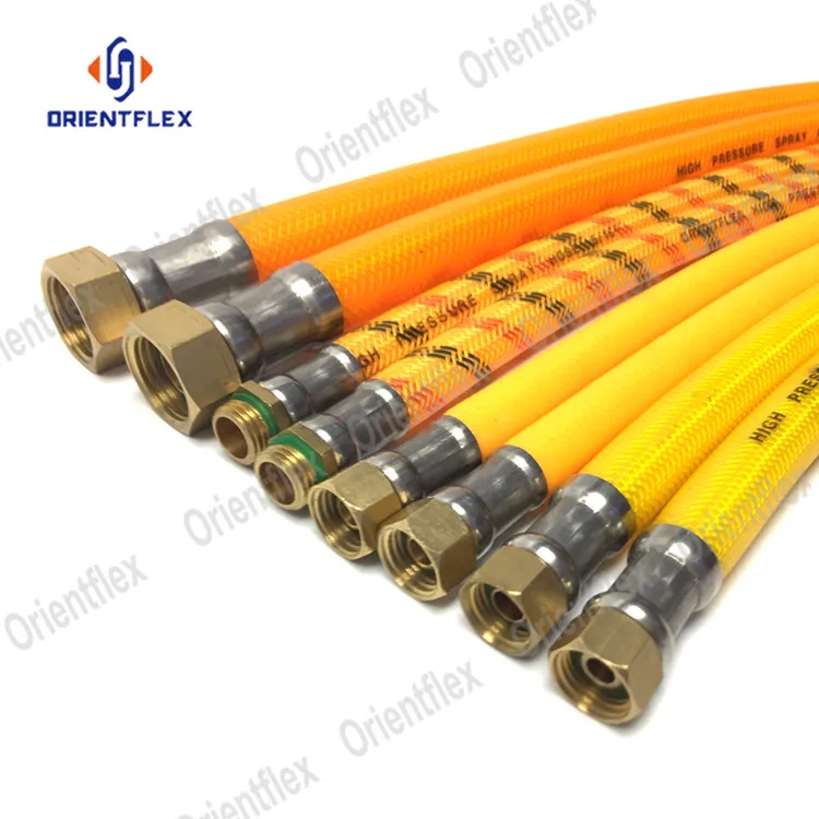 20 Bar High Pressure 1 1/2In 3 Layers Braided Power Agricultural Pvc Spray Soft Hose 8.5Mm 50Bar Wp