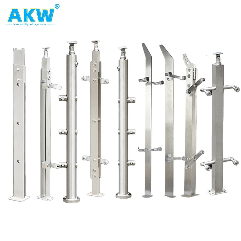 Металлическая лестница из нержавеющей