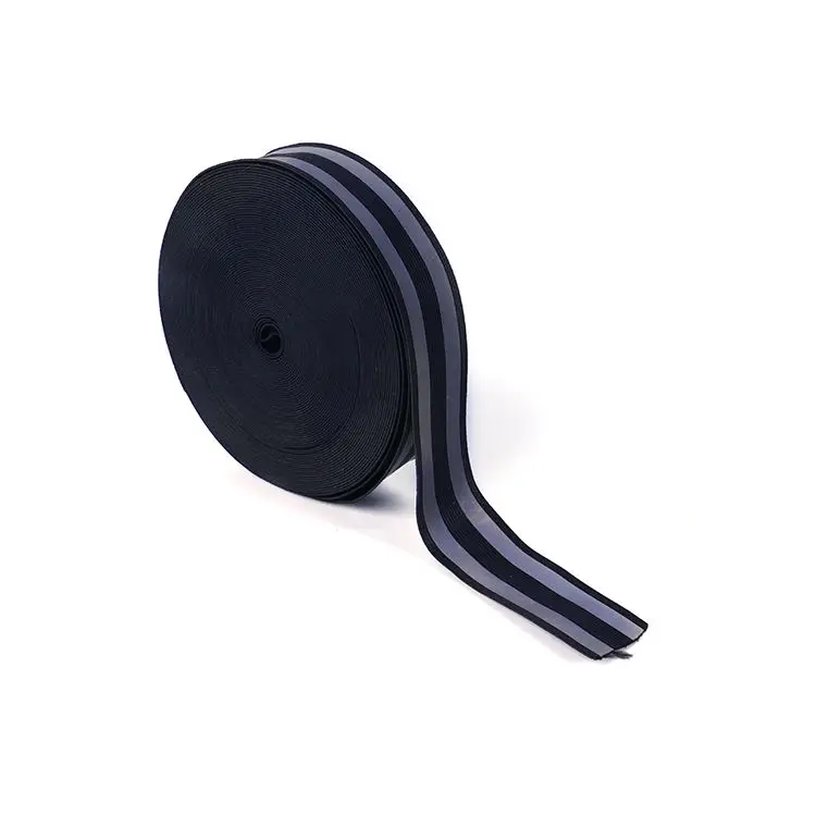 High Quality Custom 2.5cm Super Power Suspender Spandex Polyester Elastic Webbing Band