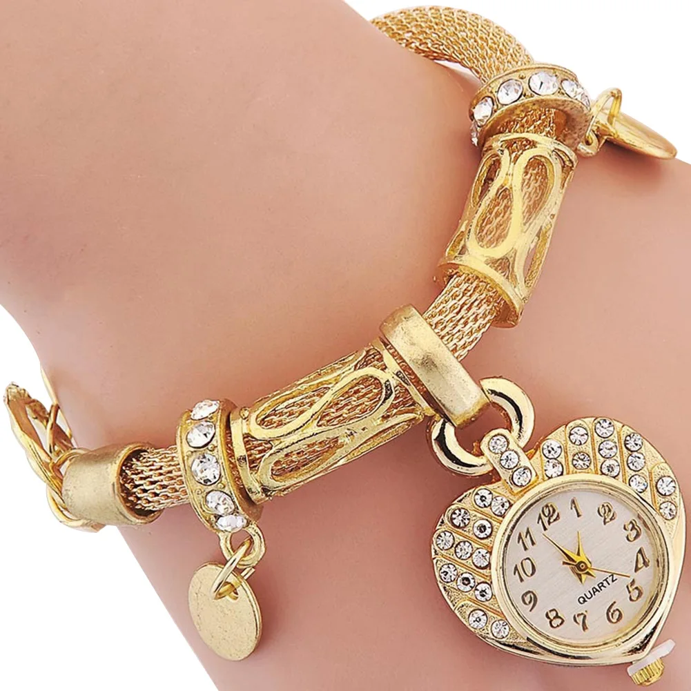 New Arrival! Watch women gold & Watches ladies fashion diamond women bracelet watch