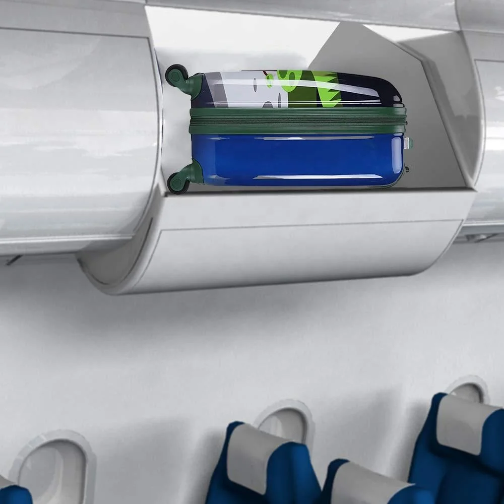 3pcs children rolling suitcase  and backpack with lunch bag set dinosaur kids luggage case