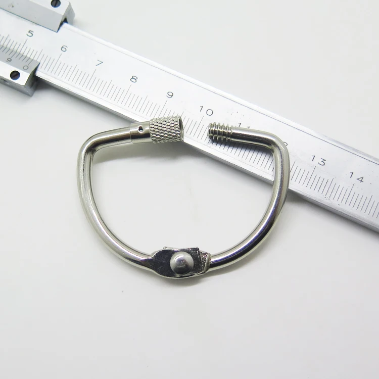 YIWANG Hot Sale Iron 50mm Hardware Key Chain Lock Ring With Screw