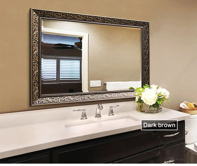 Hot sale modern big size frame standing bedroom mirror floor full length dressing mirrors