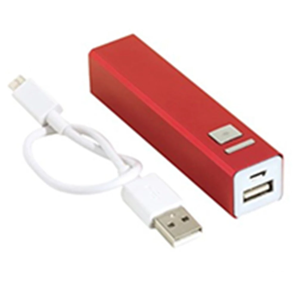 Лучшая красочная Мода портативный Рекламный Подарок power bank 2600 мАч