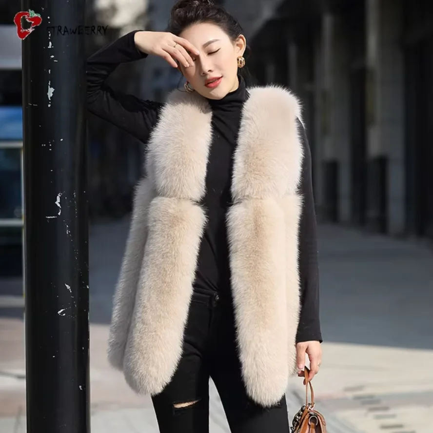 Лидер продаж, высокое качество, оптовая продажа, Модный женский жилет, женский жилет из натурального меха