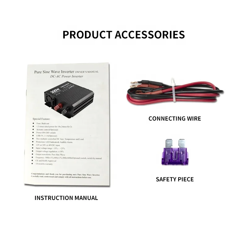 300wa solar power inverter with schuko sockets for hot sale in western market