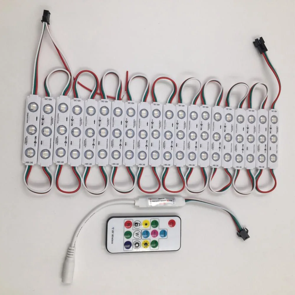  RGB Полноцветный IC WS2811 1903 3LED IP65 умный программируемый светодиодный пиксельный модуль для световых