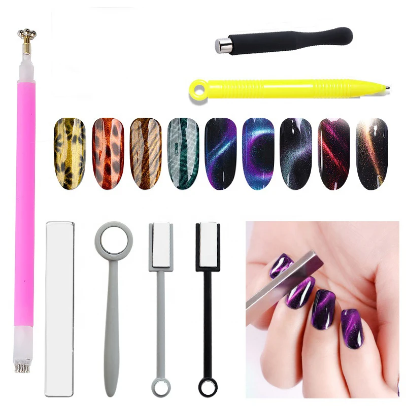 Cat Eyes Strong Nail Magnet Slice 3D Effect Magnetic Stick for UV Gel Polish Nail Art Tool