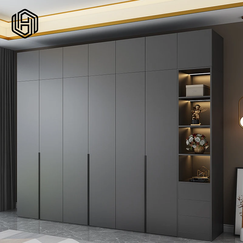 
huijuyoupin wardrobe wooden bedroom furniture Customized furniture factory sliding door wardrobe 