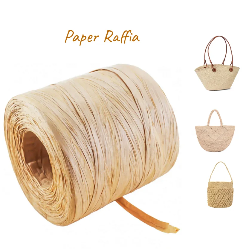 Paper Raffia corde de raphia Colored  Hot Lafite High Quality Paper Raffia For Crochet Craft