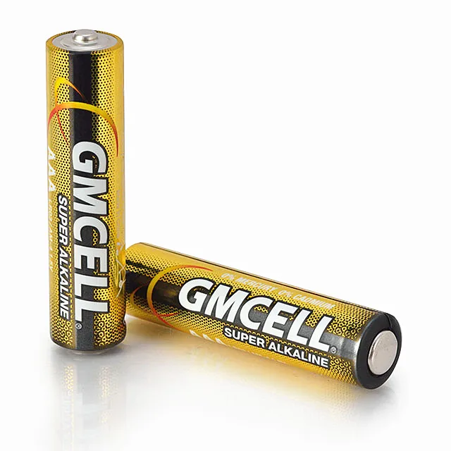 GMCELL Wholesale Batteries Alkaline Cell AA Battery Size 1.5V AAA Lr03 AM4 Alkaline Battery