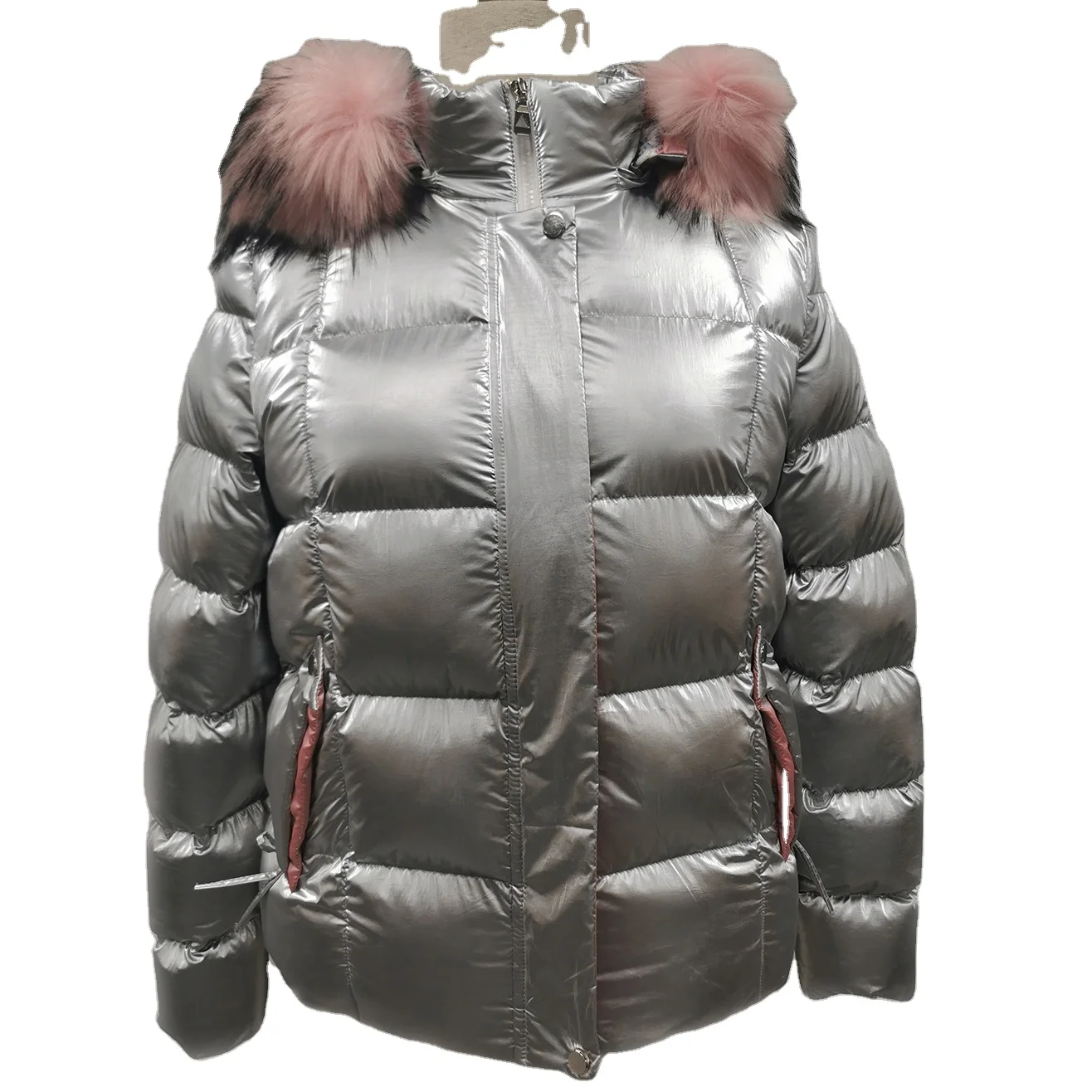
ladies fancy hybrid casual slim custom padded jacket bomber bubble coat 
