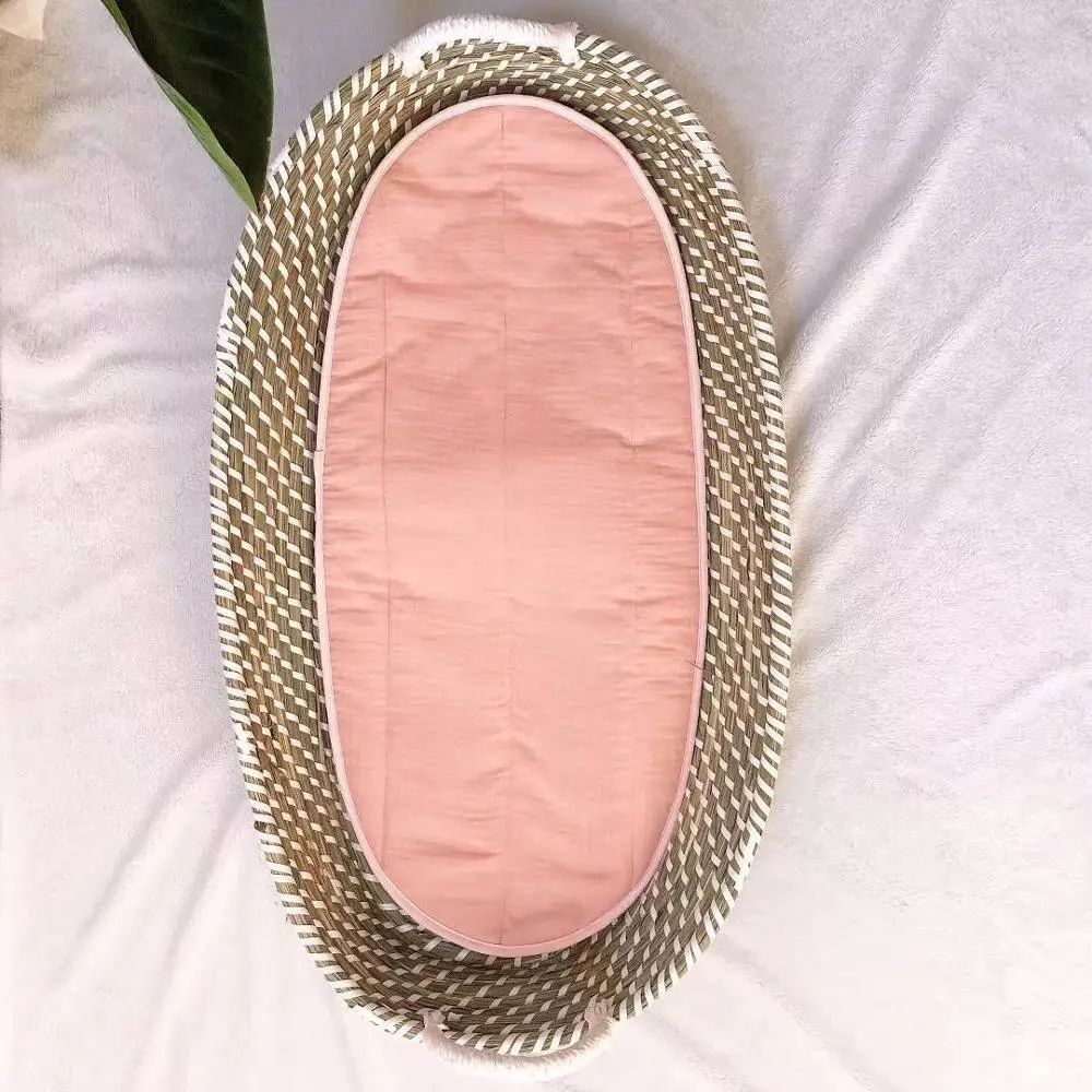 Popular New fashion sea grass baby changing moses basket