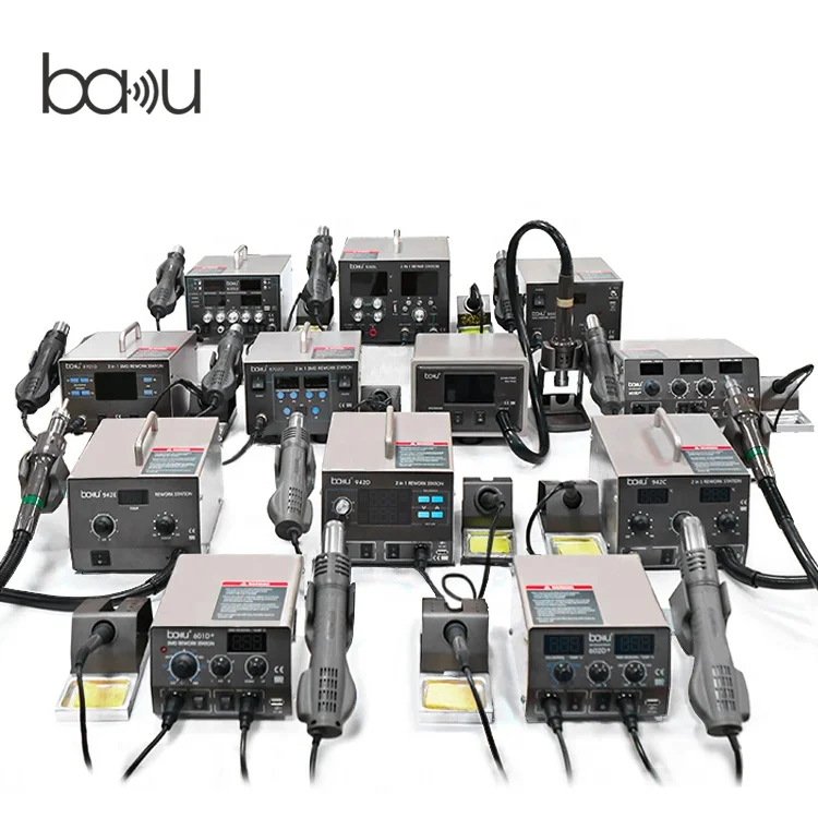 BAKU ba-601C+ mini rework soldering station high safety level smd hot air soldering station