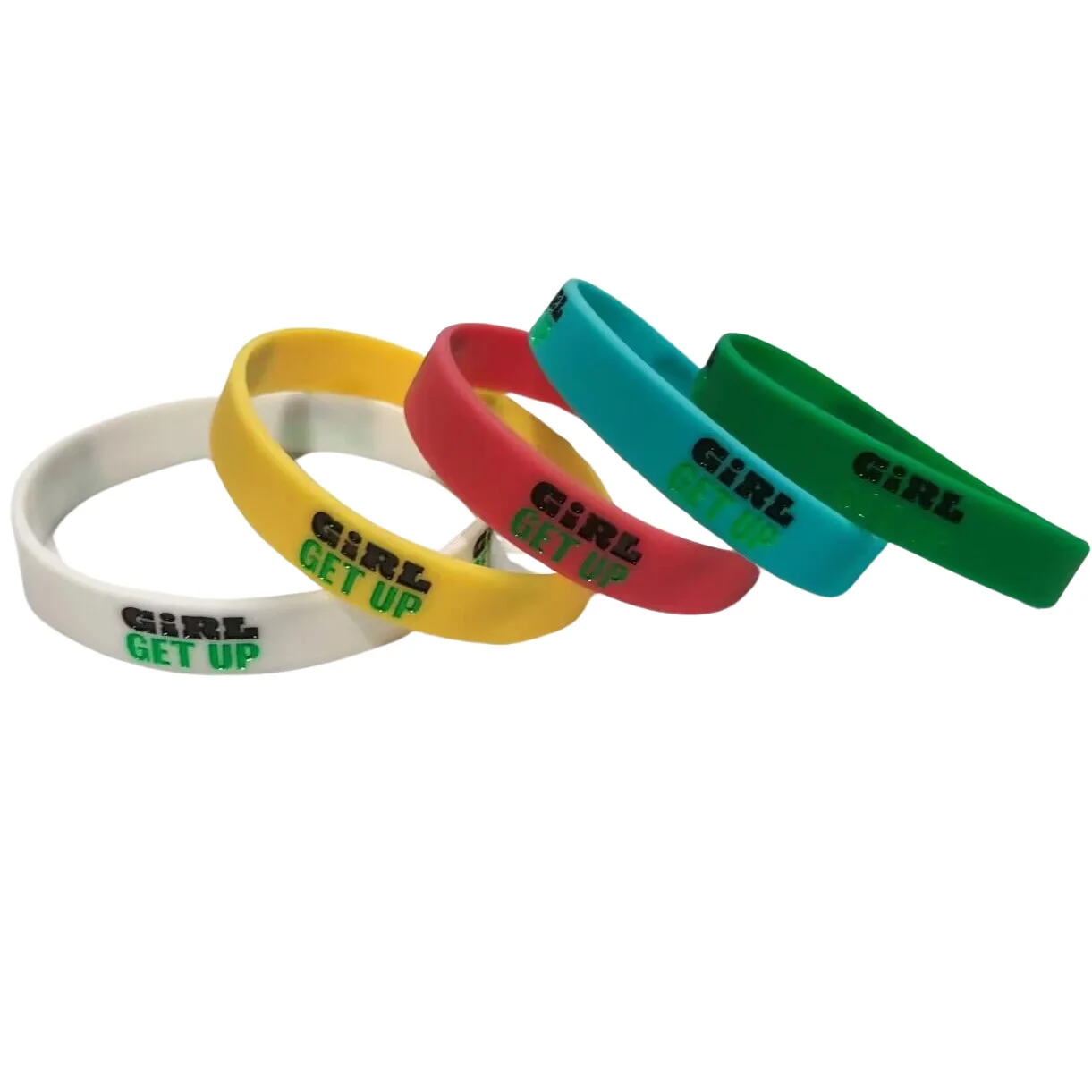cheapest print debossed logo text color size oem custom silicone wrist bands