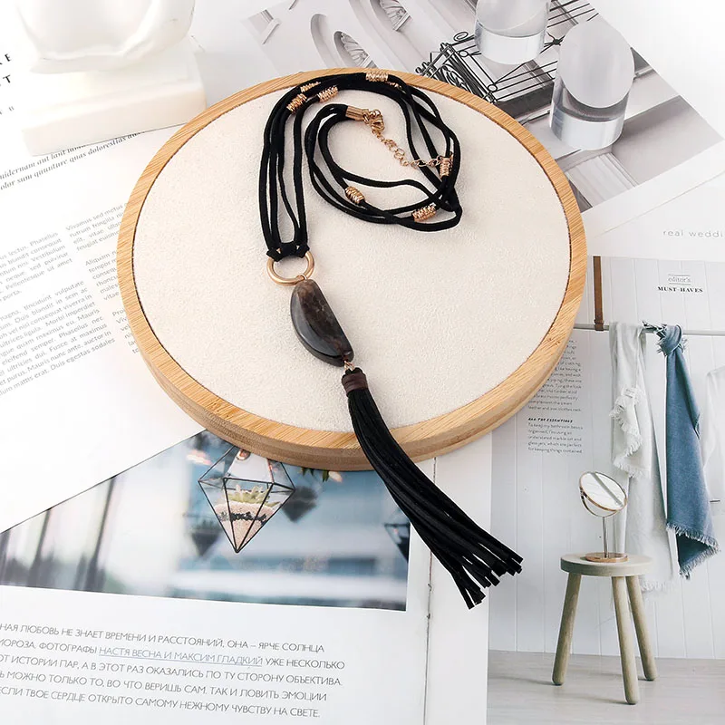 Wholesale custom jewellery for Women Stone Hand made Hight Quality Chunky Gold plated Necklaces