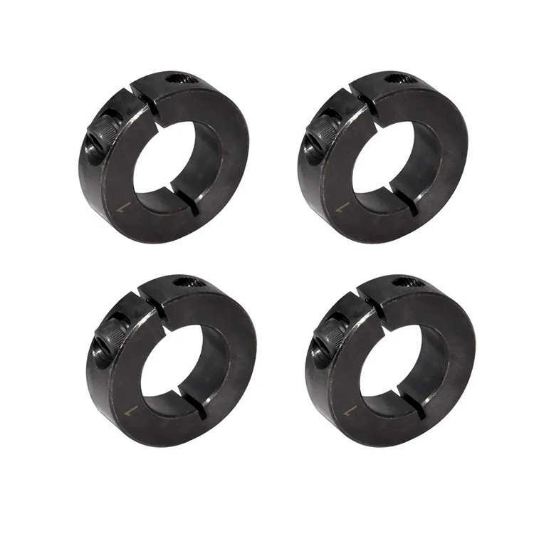 1In Bore Single Split Black Oxide Shaft Collar custom one pieces clamping collar