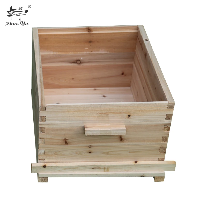 One Single Layer Apis Mellifera  Fir Wooden Langstroth Bee Hive