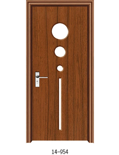Free Spare Parts Morden Design Internal Shower Bathroom Hdf Interior Glass Pvc Wooden Door With Frames