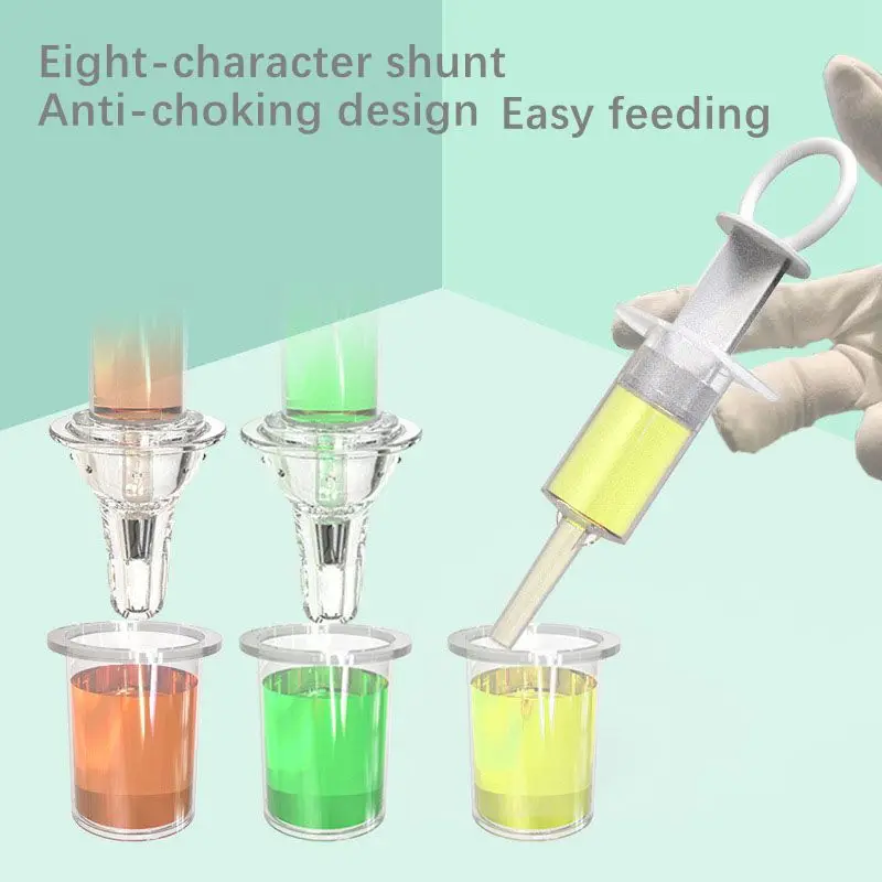 Medicine Dispenser With Oral Syringe,Pediatricians Tested Paci-oral Liquid Feeder,Baby Oral Medicine Feeder With Pacifier Head