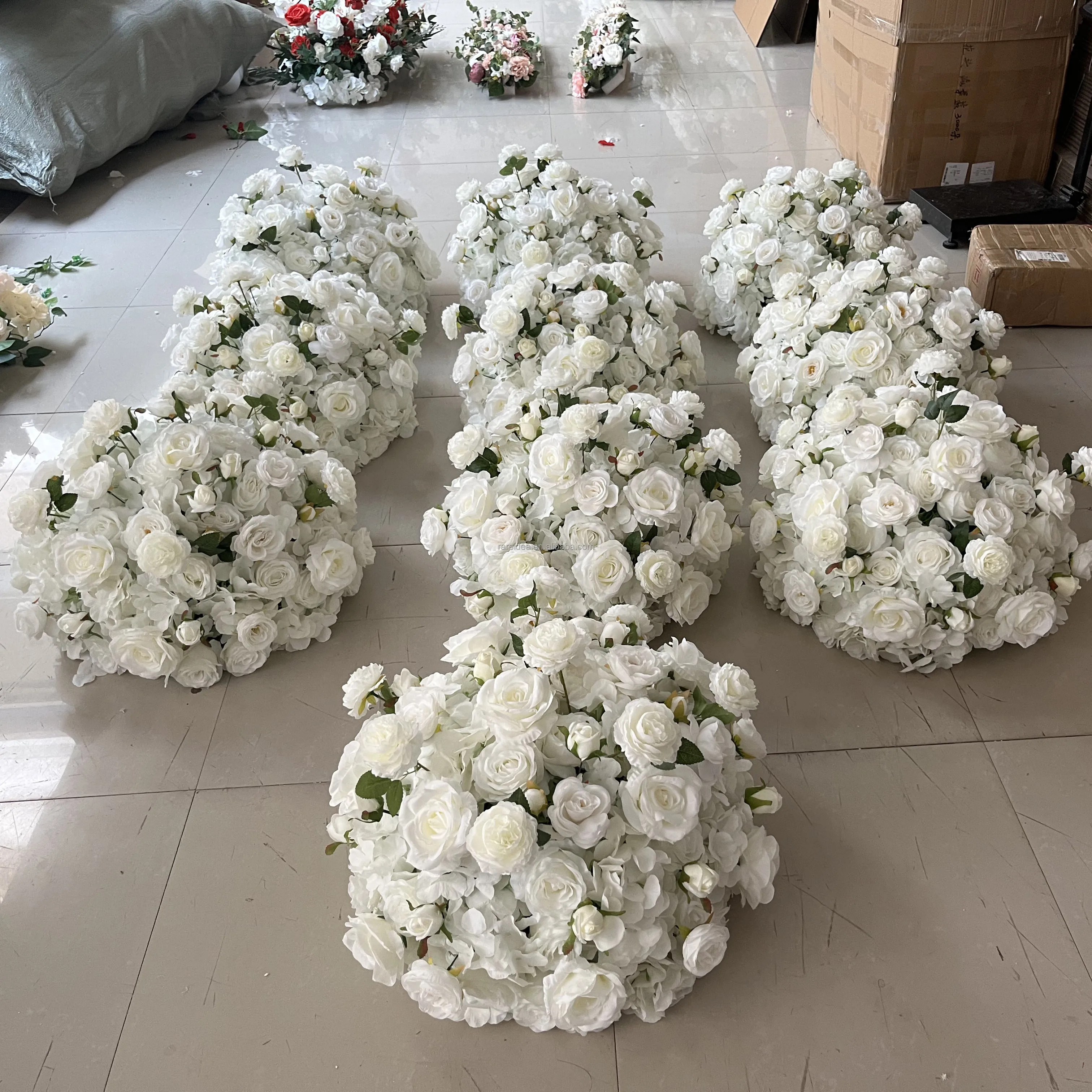 Decorative Table Baby Breath Arrangement Wedding Decoration Ball Artificial Gypsophila Flower Ball Centerpiece