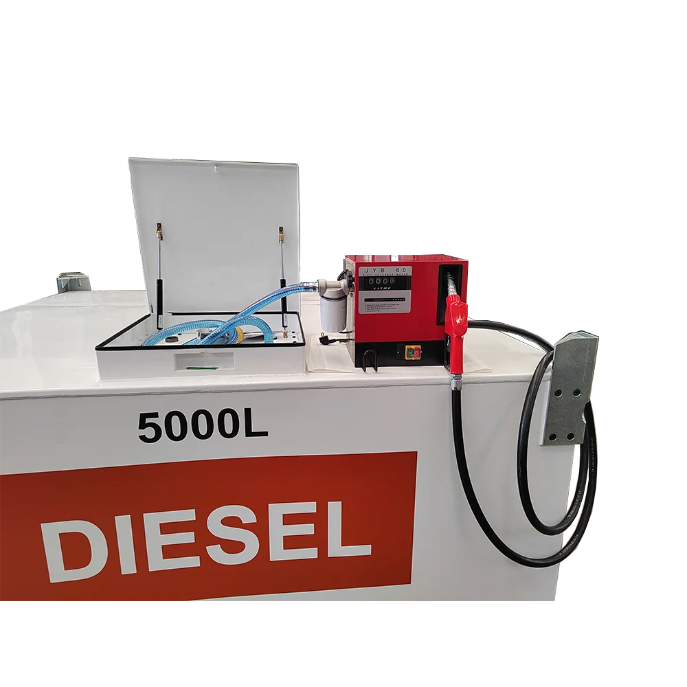 Sumac Mobile 1000-10000L Transfer Fuel Storage Portable Self Bunded Dispenser Diesel Gasoline Oil Cube Tank With Pump