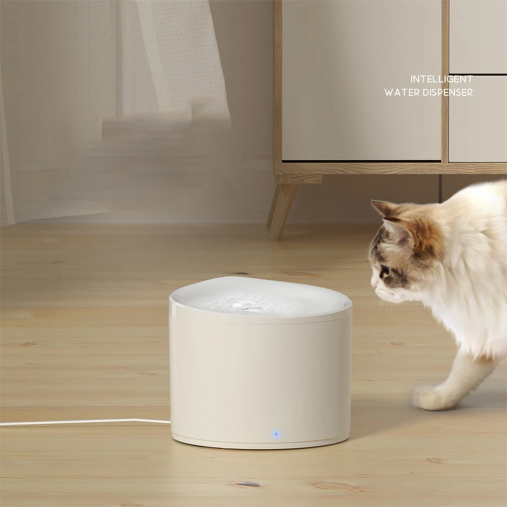 WiFi Cat Water Fountain Pet Dog Bowl Electric Automatic Water Feeder Dispenser Container