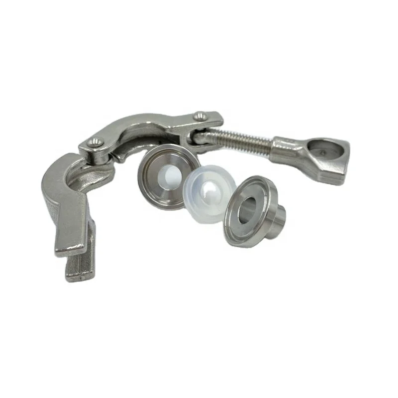 Stainless Steel 304/316L Sanitary Grade 1/2inch Tri Clamp Ferrule Completely Set
