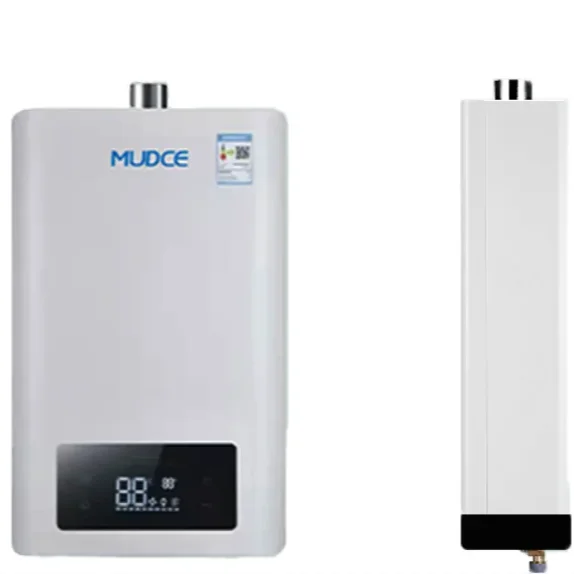 Modern novel design 13L 35  fast heating digital large screen tankless gas water heater for hotel business family