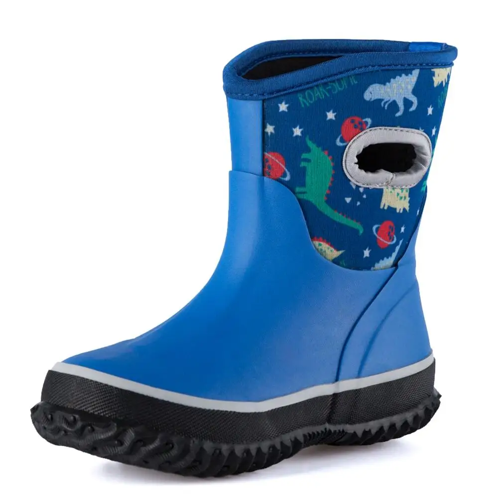 Children Toddle Hunting Safety Wellington Rubber Boots Neoprene