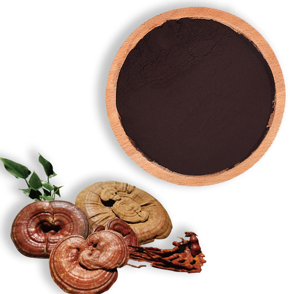 100% чистый органический 10% 20% 30% 40% 50% полисахарид Ganoderma Lucidum Reishi, экстракт грибов, порошок грибов
