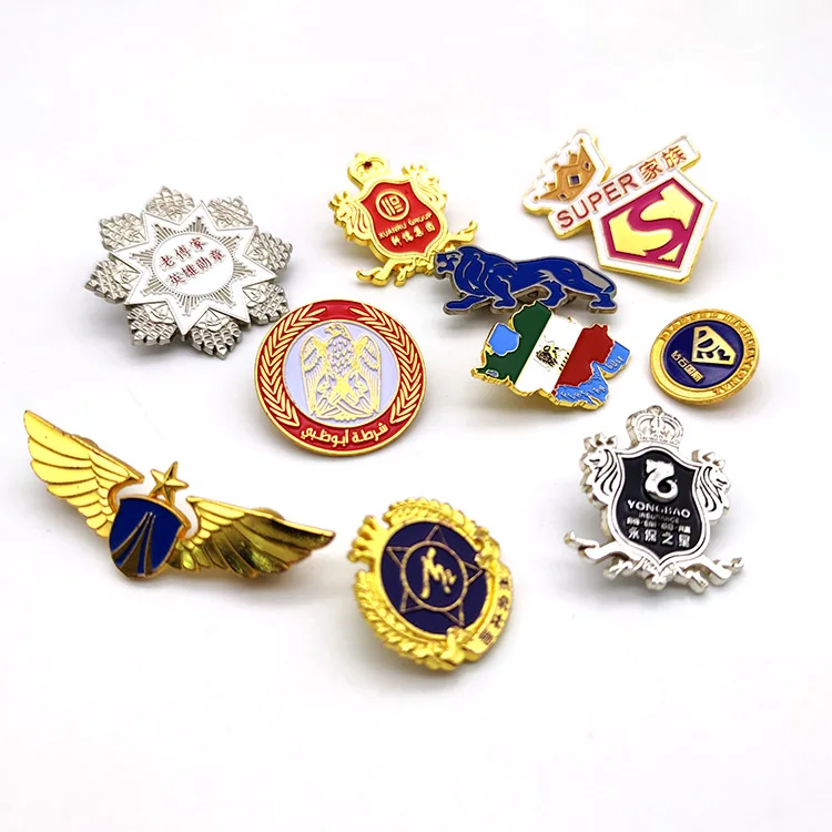 YYX Custom Lions Club Lapel Pin Coffee Collar Lapel Pins for Suit Men