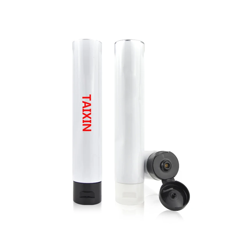 flip lid 50ml 60ml 80ml 100ml 120ml 150ml 200ml cream Shoe polish tube toothpaste pure aluminum tubes cosmetic