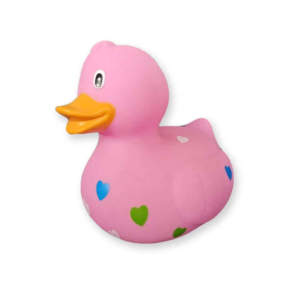 Hot Sale Customized PVC Baby Floating LED Light up Flash Glitter Bath Rubber Duck Toy Plastic Bathtime Fun