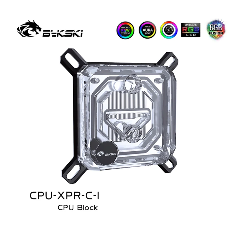 Bykski CPU Water Block For INTEL LGA115X 2011 /AMD AM4 AM3 Ryzen 3/5/7 X470 X570,CPU Water Cooling Cooler 5V/12V CPU-XPR-C-I/M