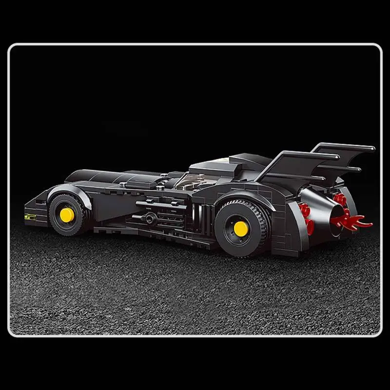 MOULD KING 10020 Educational Sport Plastic Assemble Kit Bricks Sets Mini Luxury Model Bat Car Building Block for Kids