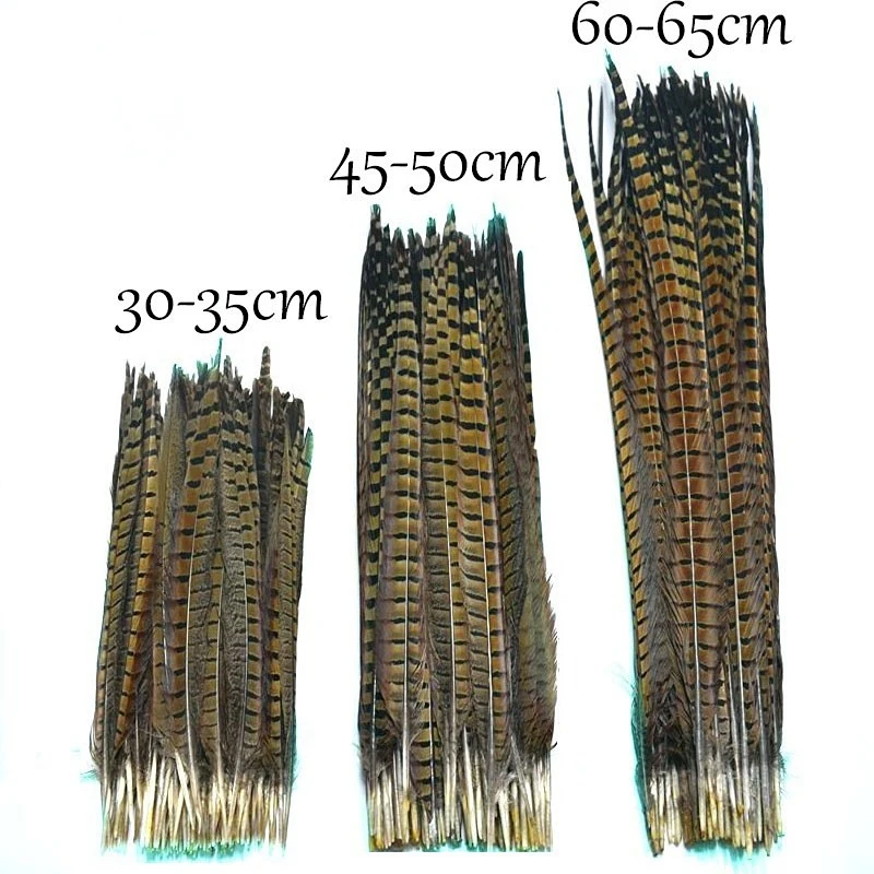 Factory wholesale 10-100cm female male pheasant tail DIY headwear accessories pheasant feather
