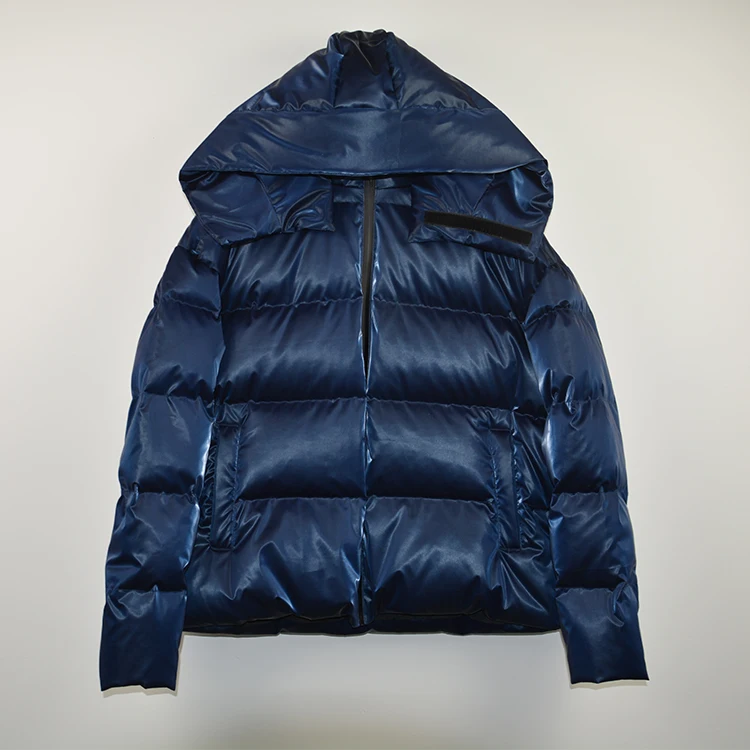 Winter Removable Hooded Reversible Men's Thick Cotton Padded Jacket Men's Coat