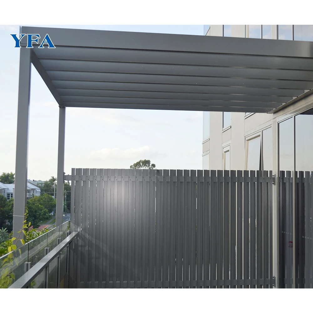 Courtyard Aluminum Assemble Yard Sunroof Pergola Metal Garden Pergola