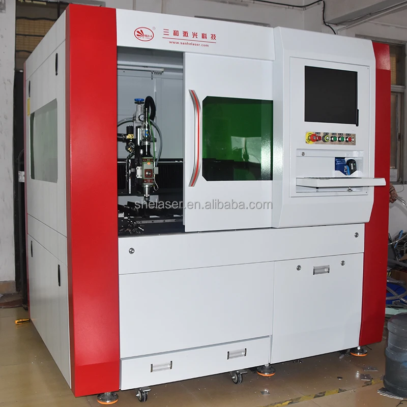 200w Sanhe Laser Manufacturer SMT Stencil Fiber Laser Cutting Machine Used for Printer Mesh
