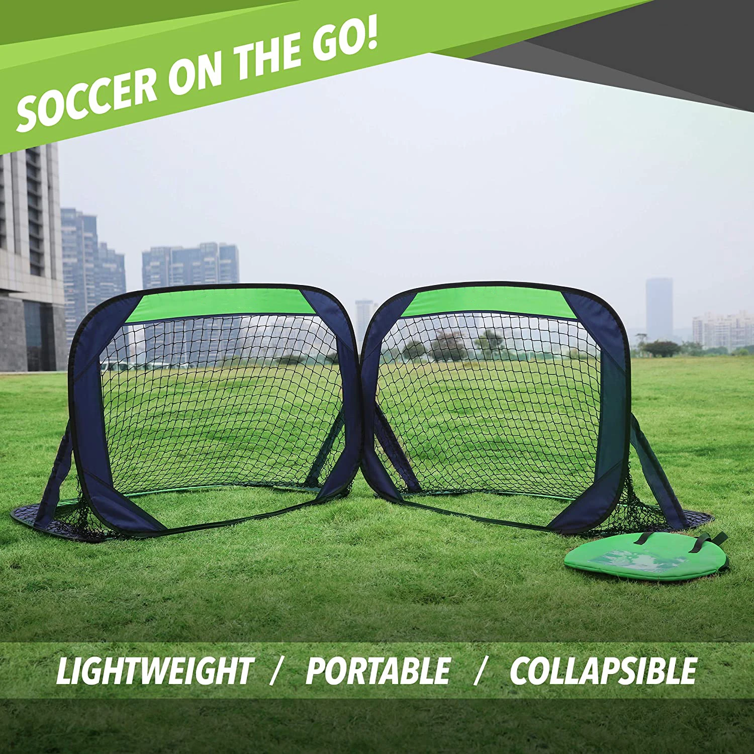 Mini football soccer goal Easy Fold And Set up Soccer Goal for Kids