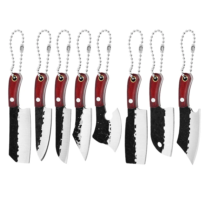 EDC Mini Knife Sheath Keychain Pocket Cutter  for Outdoor Camping Daily Survival Tools