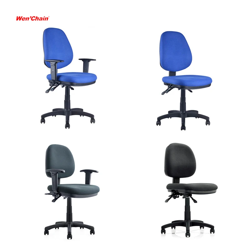 Inexpensive Comfortable Design Meeting Room Chairs AFRDI Certified Blue Fabric Tick Offical Office Task Staff Chair