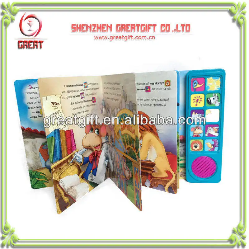 Low Price Kids Interactive Sound Books Music Book With Music Sound Module