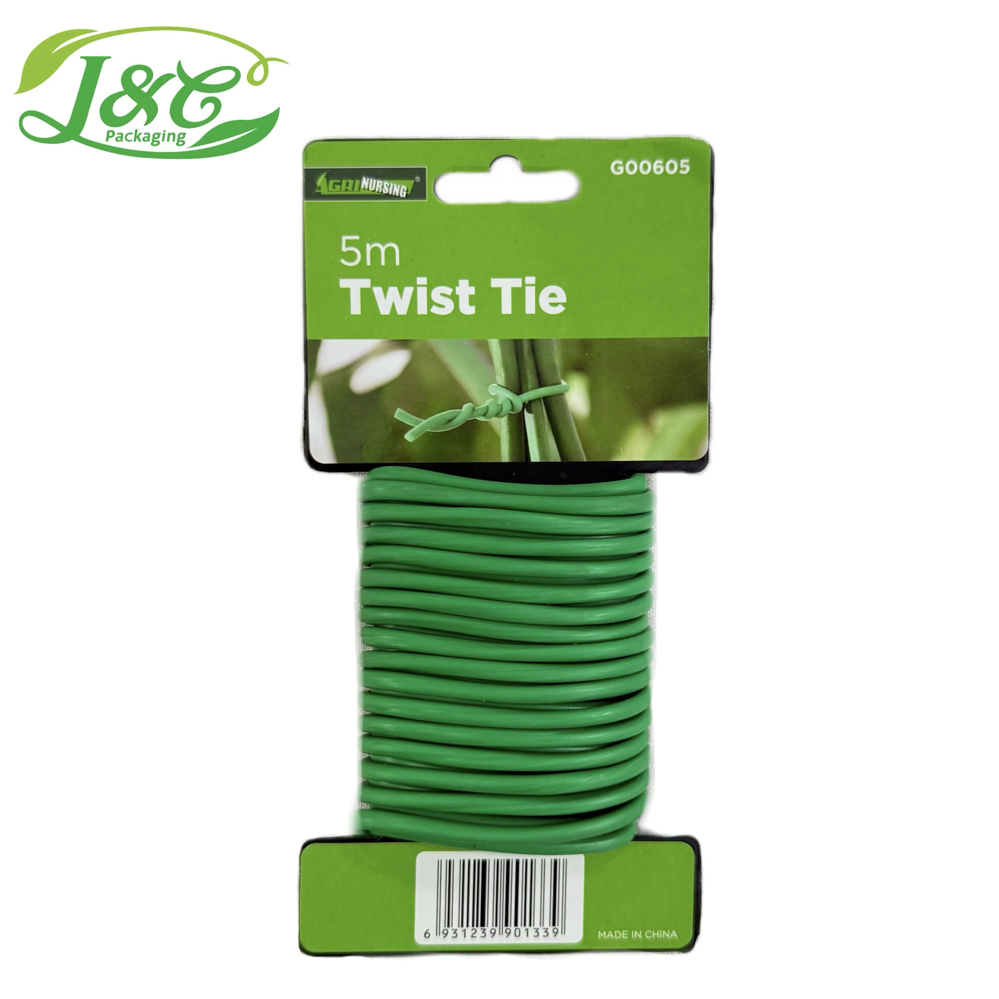 Garden Twist Ties With Cutter For Plant Care Rubber Twine Plastic Wire Twist Outdoor Communication Cable Tie