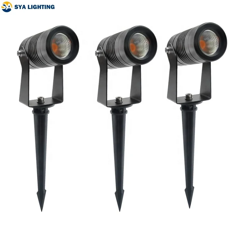 SYA-701 Cheap Wholesale Outdoor Commercial and Engineering Lighting Garden Led cob Spike Lamps