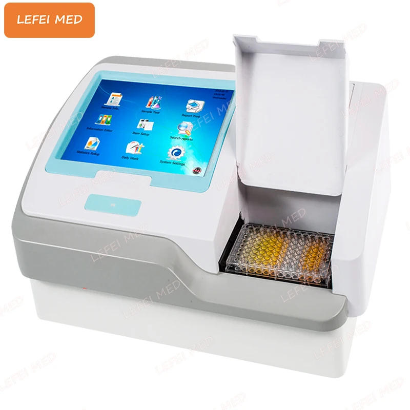 LF1135 elisa microplate reader  96 Well elisa reader and washer Laboratory Automatic Thermo elisa reader