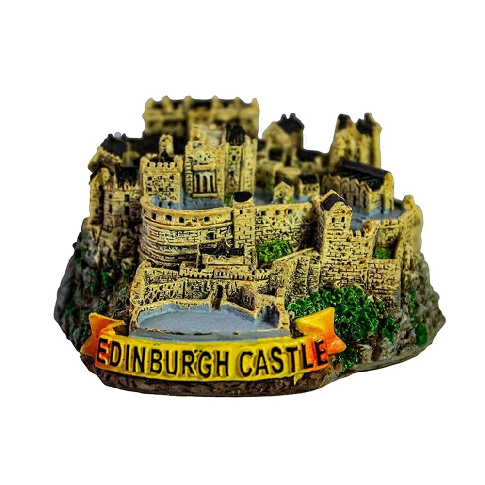WeiVista Wholesale Resin 3D Micro Landscape Edinburgh Castle Model Sculpture